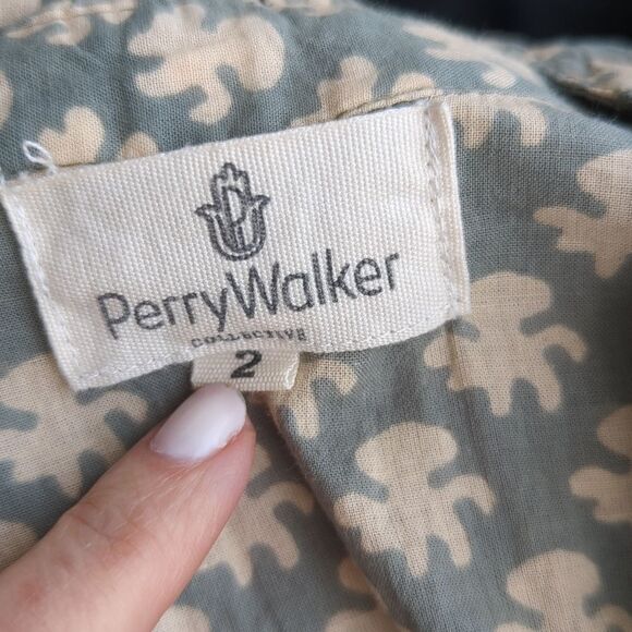 Perry Walker Collection Block Print Midi Dress - Picture 4 of 9